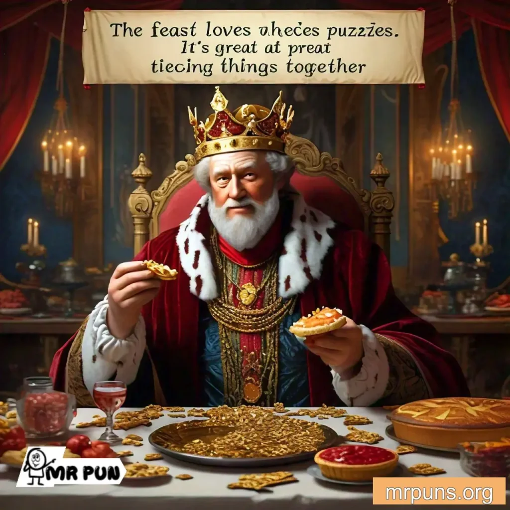 king Feast Puns