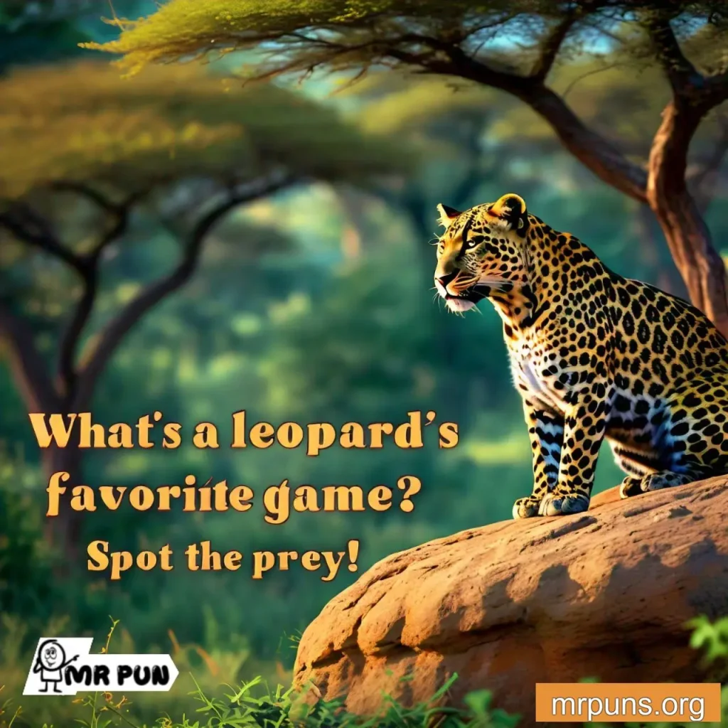 leopard Hunting Puns