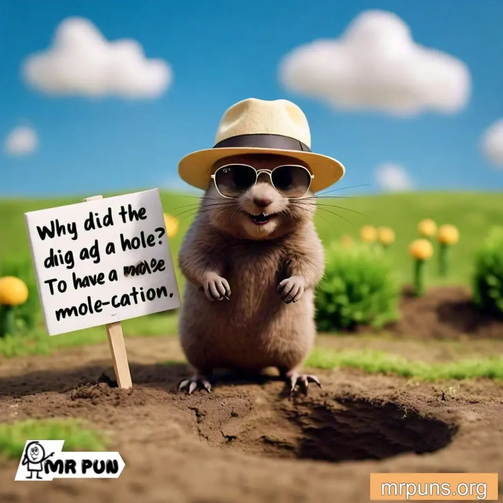 mole Action Puns