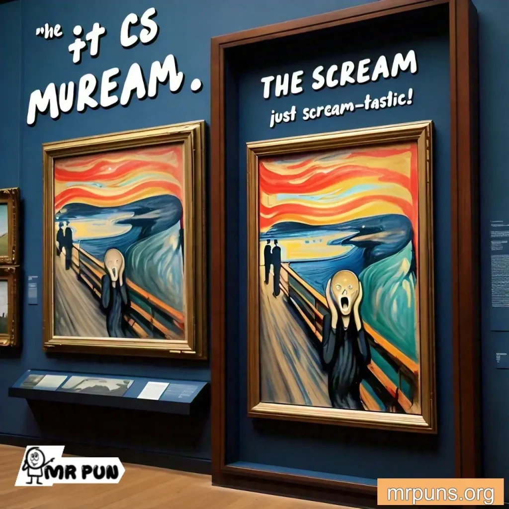 museum Famous Paintings pun