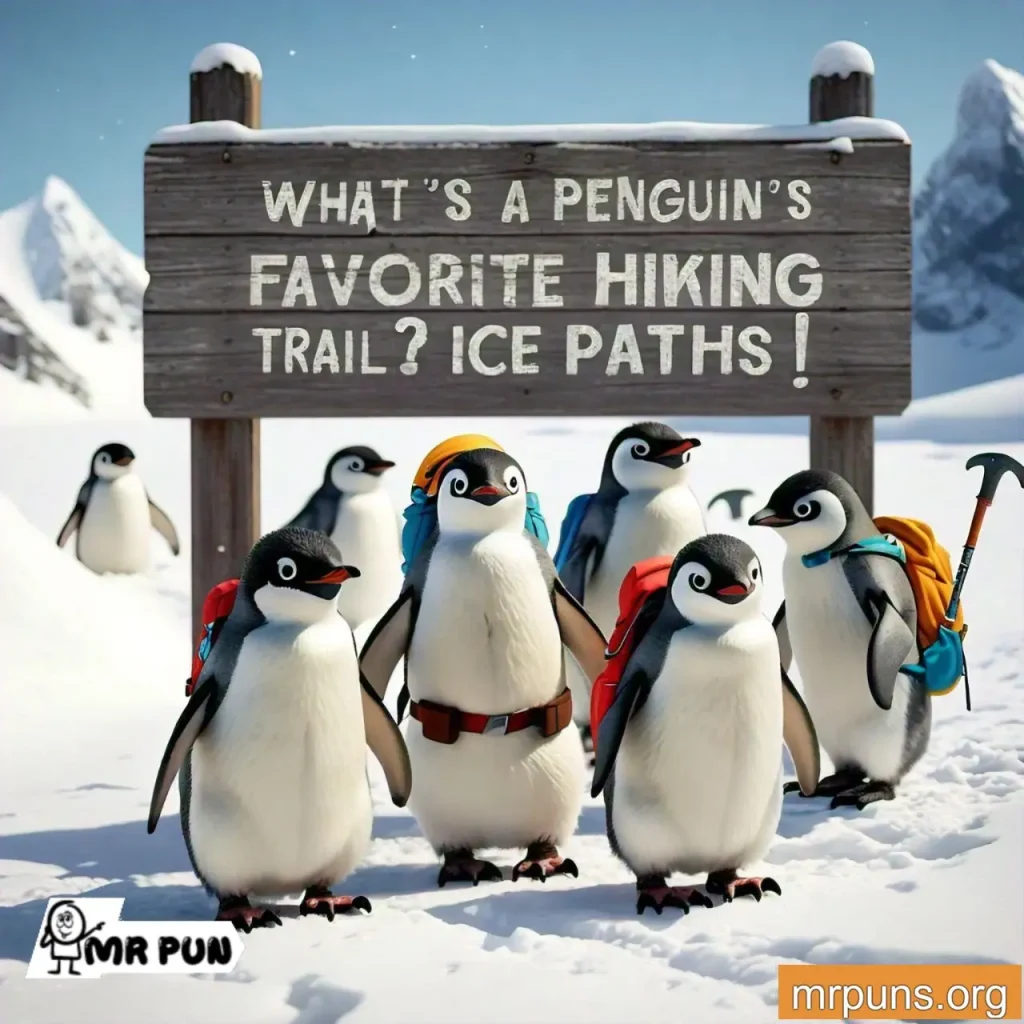  penguin Adventure Puns 