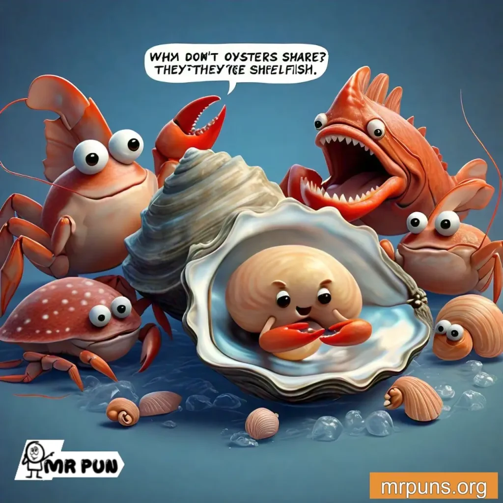 seafood Shellfish Puns