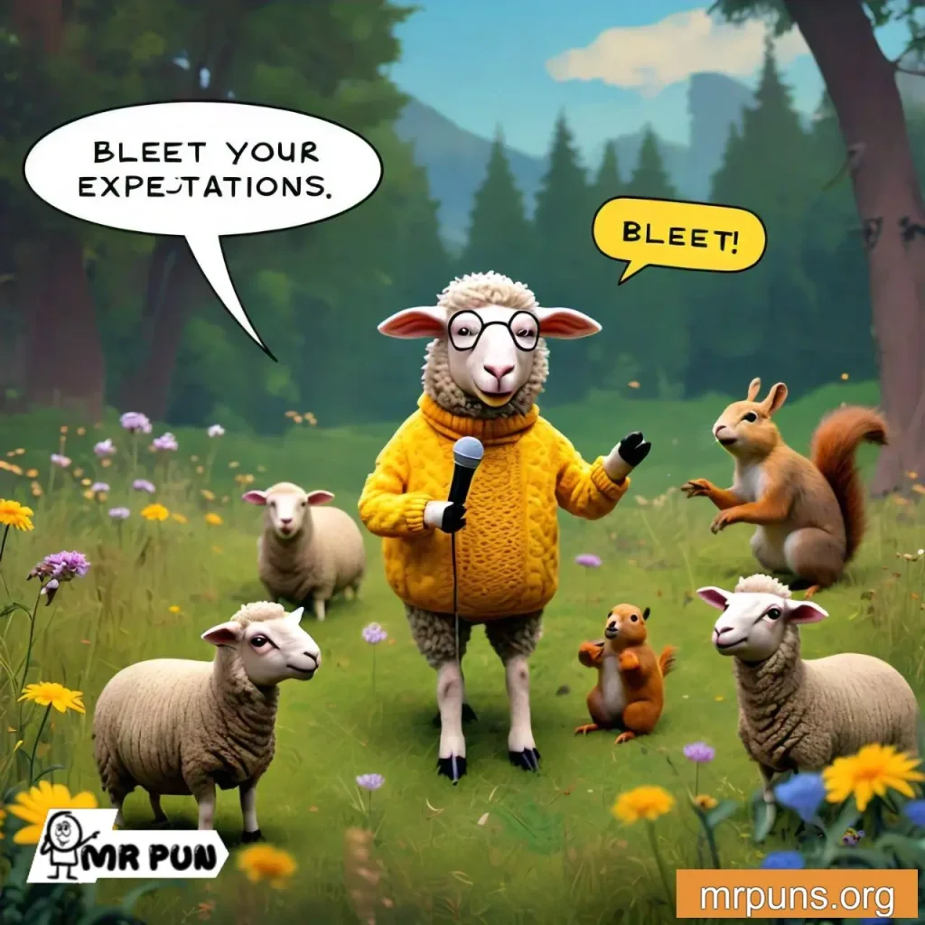  sheep Bleating and Bleet Puns 