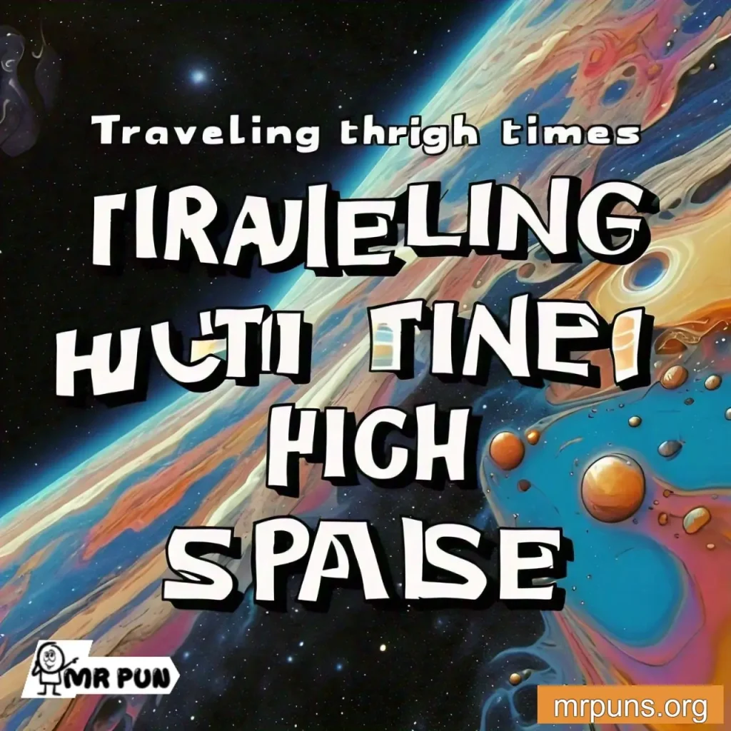 weed Time and Space pun 