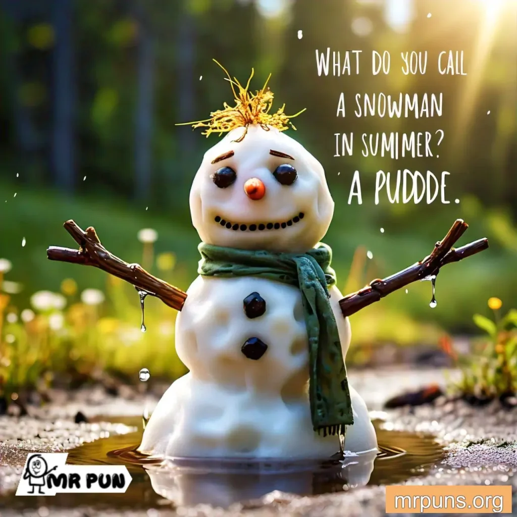 winter Snowmen pun