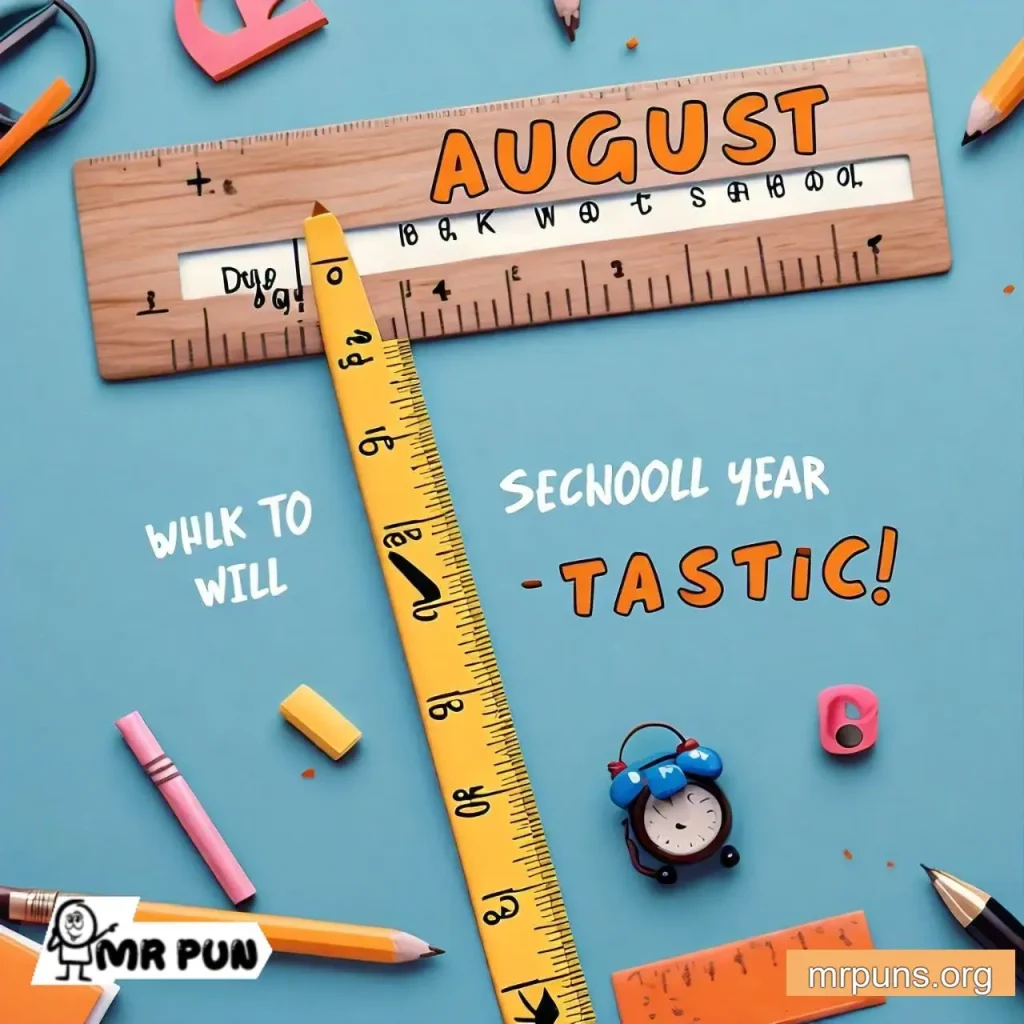 august Back to School pun