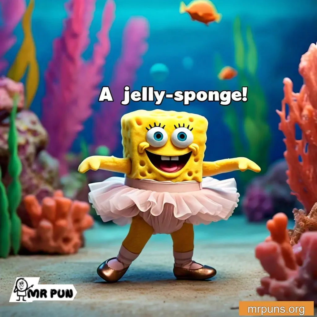 sponge Ocean Life Puns